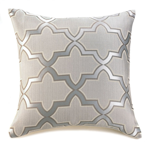 Silver Pattern Throw Pillow