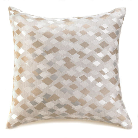 Contemporary Checkered Decorative Pillow