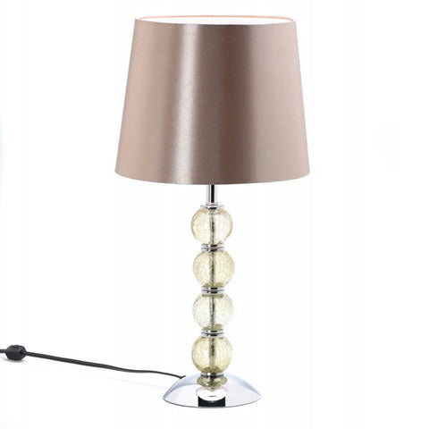 Stunning Crackled Glass Table Lamp