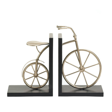 Charming Bicycle Book Ends