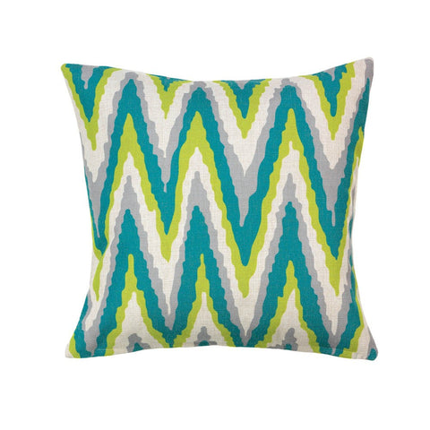 Electric Chevron Large Pillow