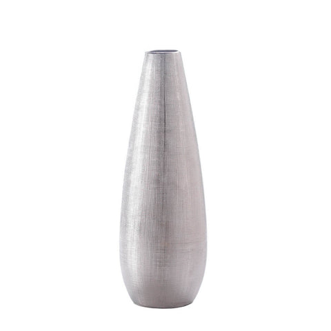 Zeal Silver Tall Vase