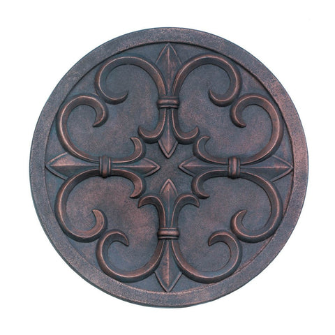 Fleur-de-lis Garden Wall Plaque