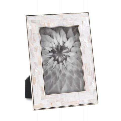 Mother Of Pearl Mosaic Frame 4&#34; X 6&#34;
