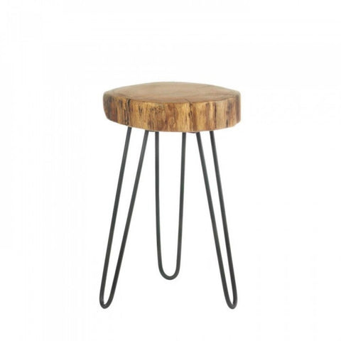 Log Top Accent Table