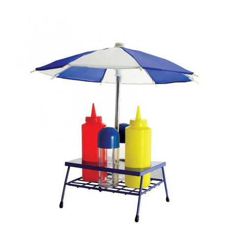 Umbrella Bbq Grill Condiment Set
