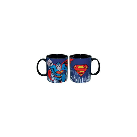 Superman Dc Comics Stoneware 14 Oz. Blue