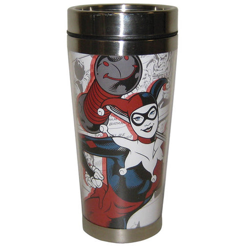Batman Harley Quinn 16 Oz. Travel Mug