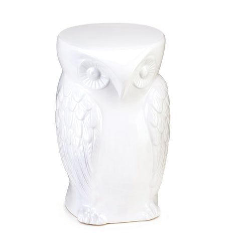Owl Ceramic Decorative Stool