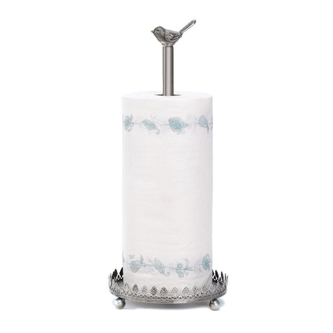 Joyful Chickadee Paper Towel Holder