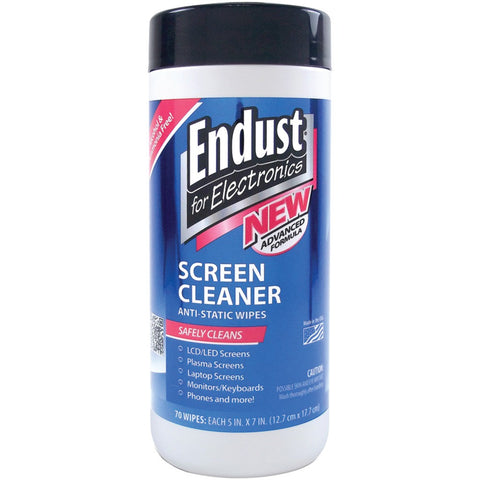 Endust Screen Cleaning Wipes 70 Ct