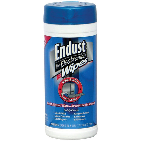 Endust Antistatic Pop-up Wipes 70 Ct