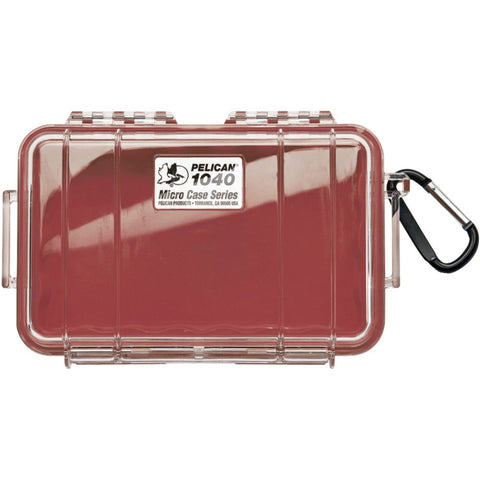Pelican 1040 Micro Case (red And Clear)