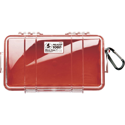 Pelican 1060 Micro Case (red And Clear)