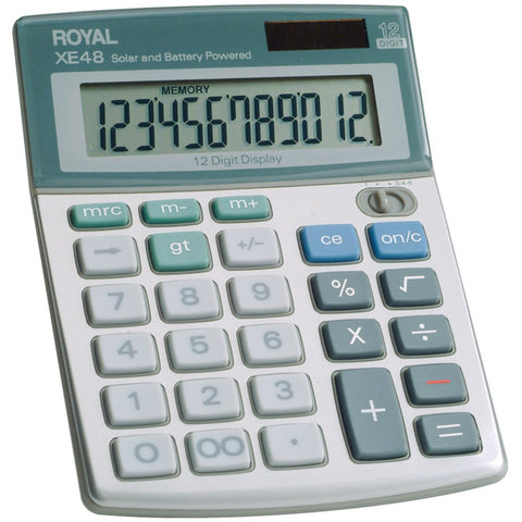 Royal Compact Desktop Solar 12-digit Calculator