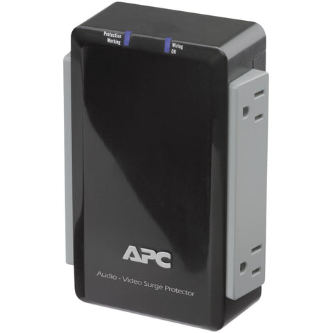 Apc Wall-mount Surge Protector With Coaxial Protection (4 Outlet)