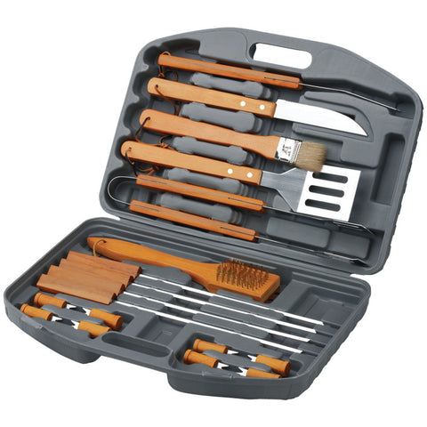 Chefs Basics Select 18-piece Bbq Set In Blow Mould Case