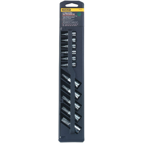 Stanley 11-piece 1 And 4&#34; & 3 And 8&#34; Professional Grade Star-style Bit Set