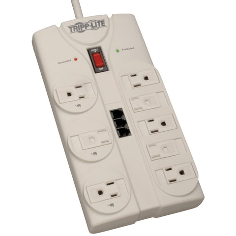 Tripp Lite 8-outlet Surge Protector (2160 Joules; Telephone And Fax And Modem Protection)