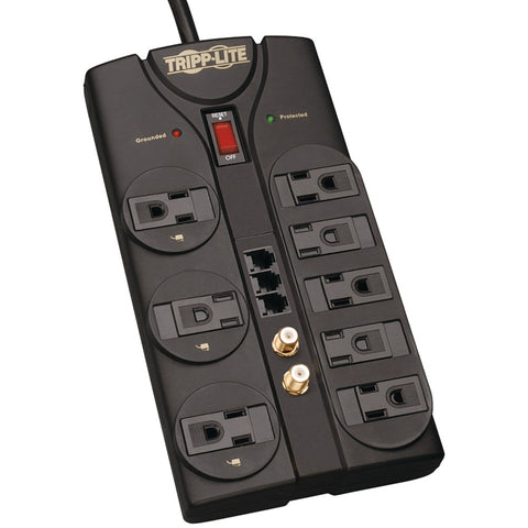 Tripp Lite 8-outlet Surge Protector (2160 Joules Telephone And Fax And Modem And Coaxial Protection)