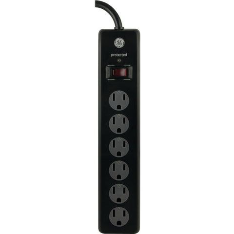 Ge 6-outlet Surge Protector (black 6ft Cord)