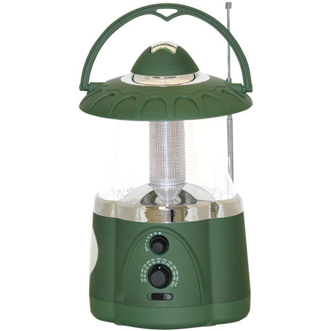 Northpoint 12-led Lantern With 4-led Flashlight & Am And Fm Radio (green)