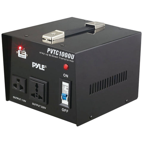 Pyle Step Up & Step Down Voltage Converter Transformer (1000 Watt)