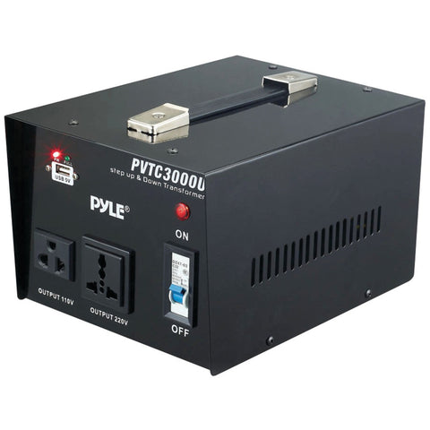 Pyle Step Up & Step Down Voltage Converter Transformer (3000 Watt)