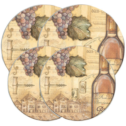Range Kleen Round Burner Kovers 4 Pk (tuscany Wine)