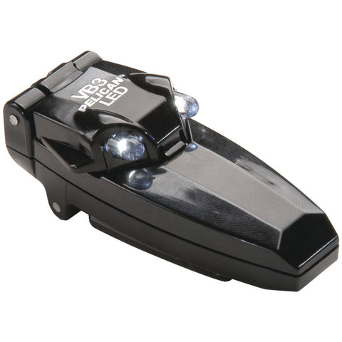 Pelican Clip-on Super Bright Dual Led With Flip-up Activation (black)