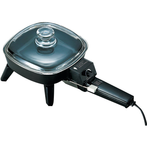 Brentwood Electric Skillet With Glass Lid (6&#34;; 600w)