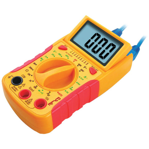 Pyle Mini Digital Lcd Dc & Ac Voltages Dc Current Resistance & Diode Multimeter