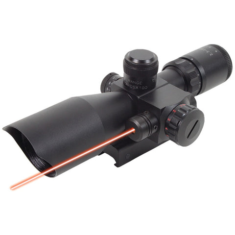 Firefield 2.5-10 X 40mm Riflescope With Laser (red)