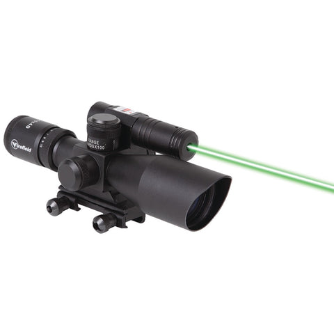 Firefield 2.5-10 X 40mm Riflescope With Laser (green)