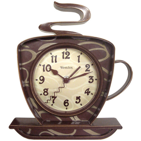 Westclox Coffee Time 3-dimensional Wall Clock