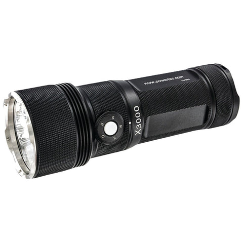 Powertac 3000-lumen X3000 Gen Ii Flashlight And Mobile Charger