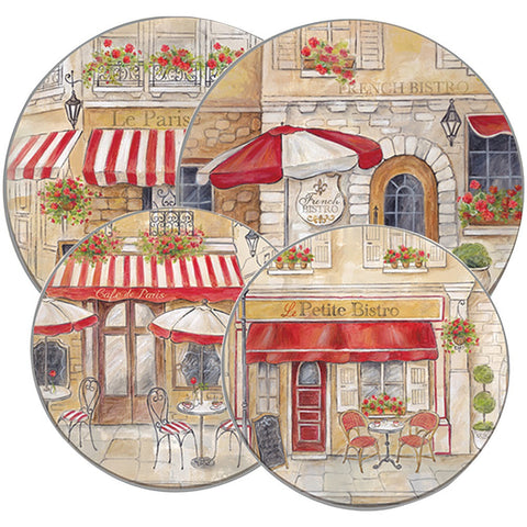 Range Kleen Round Burner Kovers 4 Pk (paris Cafe)