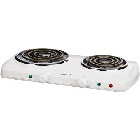 Brentwood Electric Double Burner (white)