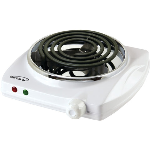 Brentwood Electric Single Burner (white)