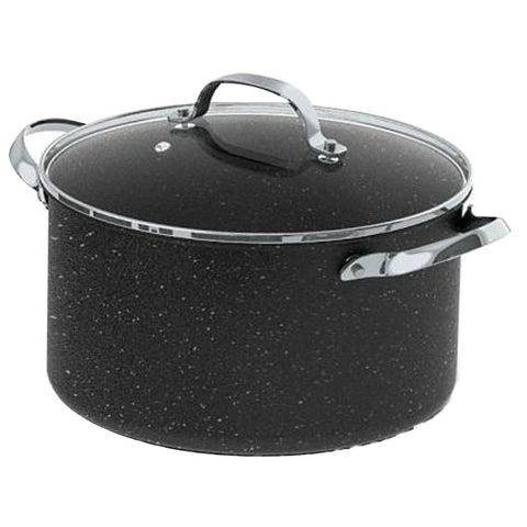 Starfrit The Rock 6-quart Stockpot And Casserole With Glass Lid