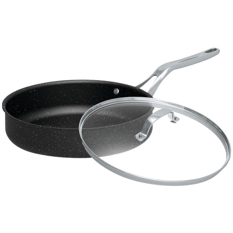 Starfrit The Rock 11&#34; Deep Fry Pan With Glass Lid
