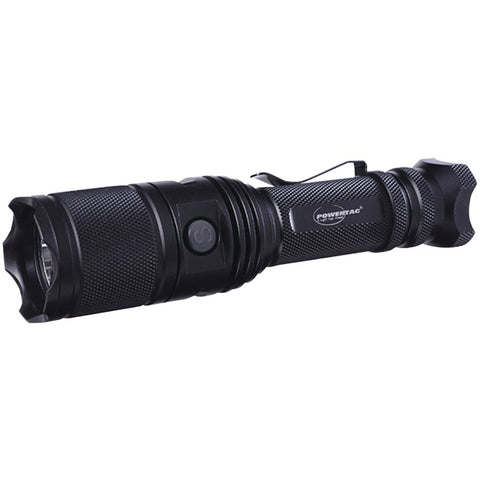 Powertac 850-lumen Warrior Flashlight With Reloaded Law Enforcement Package