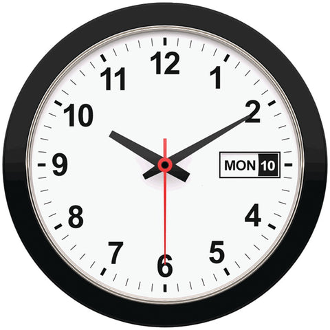 Timekeeper 12&#34; Day & Date Wall Clock
