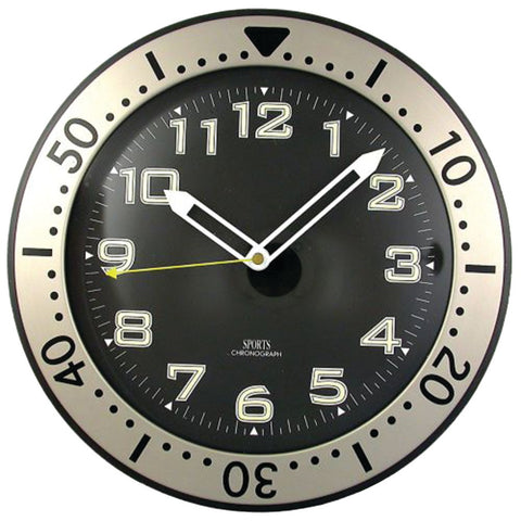 Timekeeper 12&#34; Round Chronograph Design Wall Clock