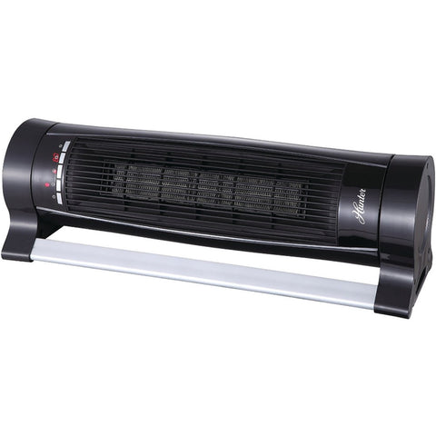 Hunter Vertical & Horizontal Oscillating Digital Ceramic Heater With Remote (black)