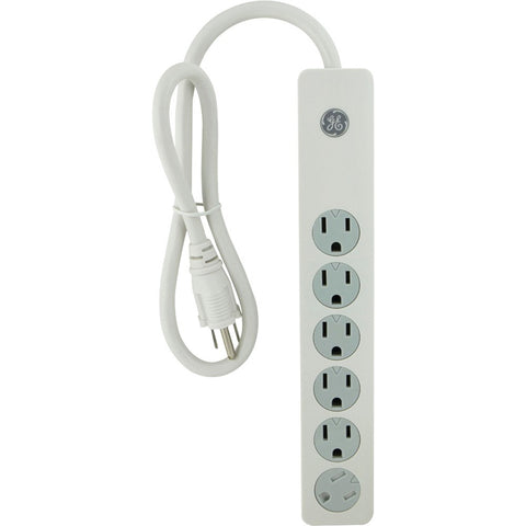 Ge 6-outlet Surge Protector White