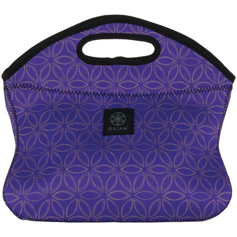 Gaiam Purple Flower Of Life Lunch Clutch