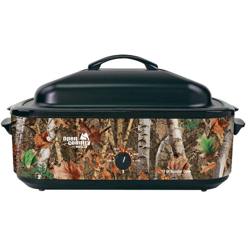 Open Country By Nesco Portable 18-quart Woodland Birch Roaster Oven