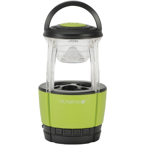 Olympia 72-lumen Jamlight Led Lantern With Bluetooth Speaker & Microphone