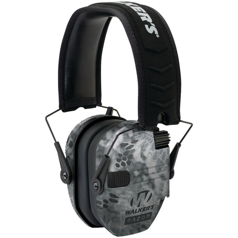 Walkers Razor Series Slim Shooter Electronic Folding Muff (kryptek Camo)